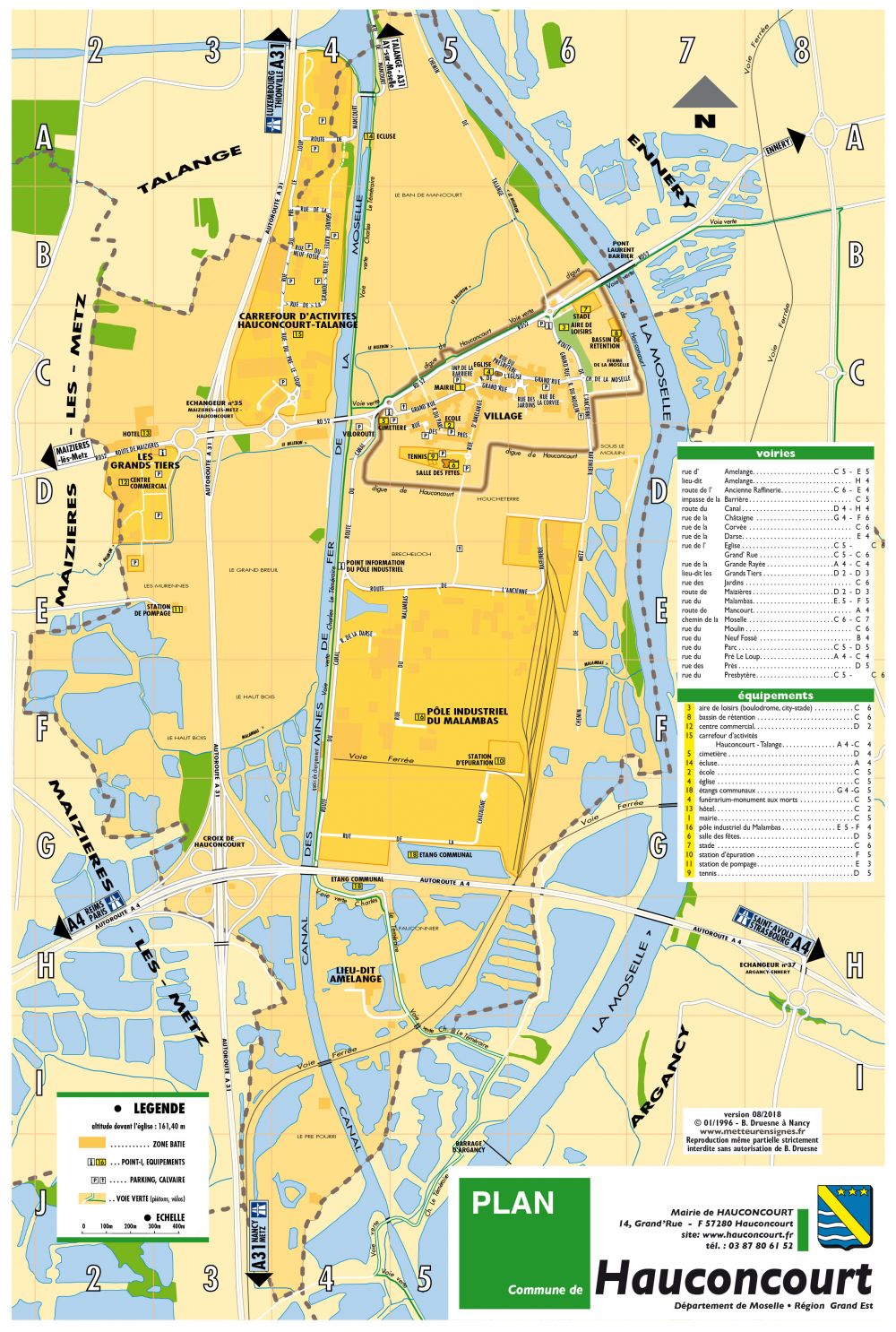 Plan de la commune